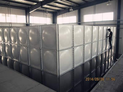 蓬江玻璃钢拼装水箱
